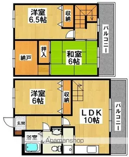 ピボットハウスⅢ【6階】の間取り