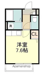 ソレイユE・Ⅱ【2階】の間取り