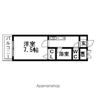 オルザス新潟【5階】の間取り