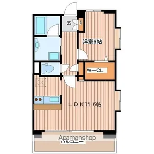 ラフィネ【7階】の間取り