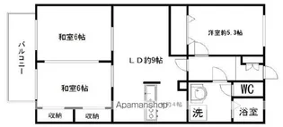 菅原レジデンスⅡ【105号室】の間取り