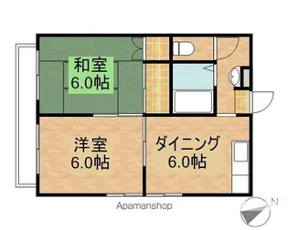 アネックスタウンD棟【2階】の間取り