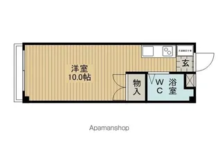 サンハイツ・リゾート【303号室】の間取り