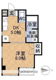 クレセント社【2階】の間取り