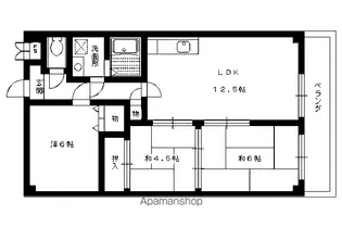 U RESIDENCE修学院【301号室】の間取り