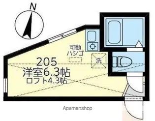 ユナイト富岡マリーゴールド【2階】の間取り