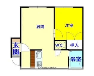 アスティ【106号室】の間取り