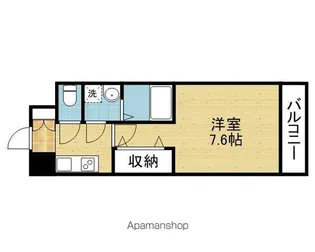 エグゼ大阪城【402号室】の間取り