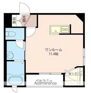 パインボーム【201号室】の間取り