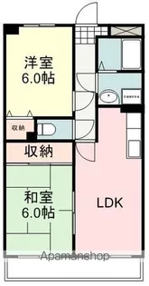 マイシティオグロ【311号室】の間取り