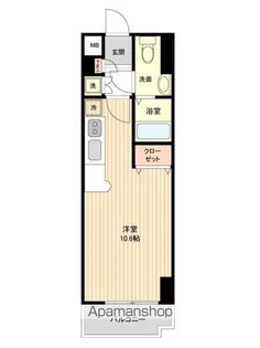 レジディア仙台本町【8階】の間取り