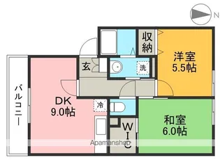 アリア A棟【2階】の間取り