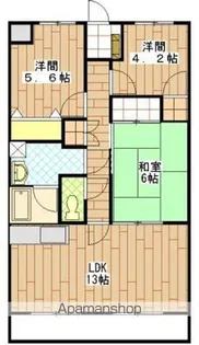 ベルティストン【1階】の間取り