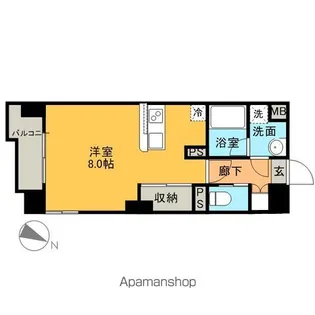 ヴィアーレ広瀬【2階】の間取り