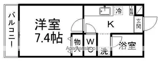 全健ハイム八木山Ⅰ【305号室】の間取り