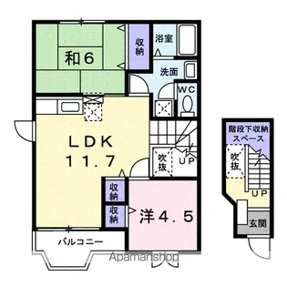 翠光Ⅰ【2階】の間取り