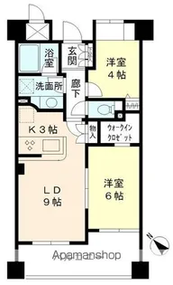 エーデルブルク【3階】の間取り