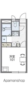 レオパレス山王東【1階】の間取り