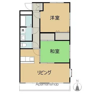 Kマンション【203号室】の間取り