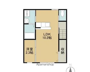 KURA154【205号室】の間取り
