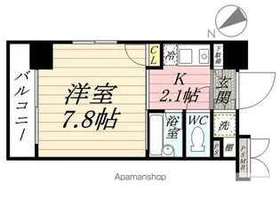 ヴェルステージ関内【4階】の間取り