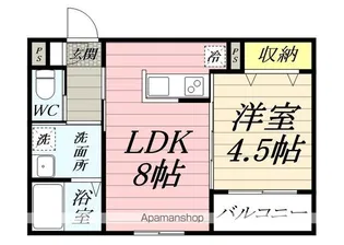 THE BASE 高座渋谷【1階】の間取り