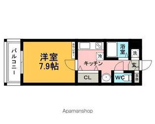 エンクレスト吉塚【8階】の間取り