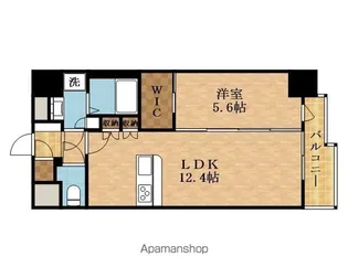 スプランディッド新大阪Ⅵ【1006号室】の間取り