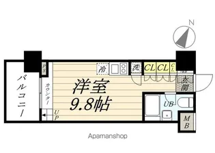 イプセ学芸大学【4階】の間取り