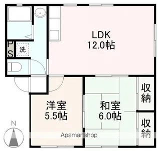 ルポール1【1階】の間取り
