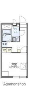レオパレス葛城【1階】の間取り
