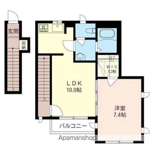 グラシア下北沢【202号室】の間取り