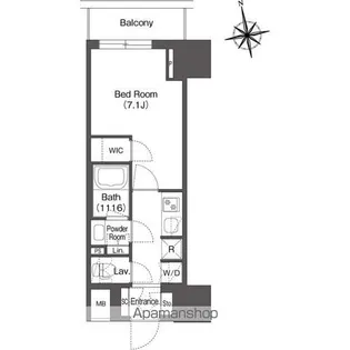 コンフォリア東上野【10階】の間取り