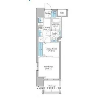 ブランシエスタ泉【12階】の間取り