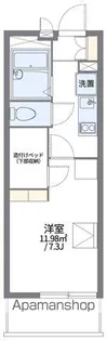 レオパレスノザンファンⅡ【105号室】の間取り