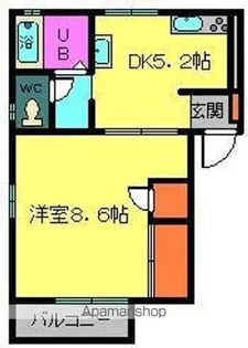 マイネル【1階】の間取り