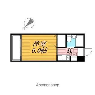 大久保ハイム【4階】の間取り