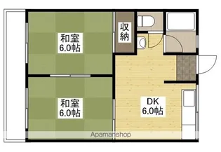 岡本コーポ【2階】の間取り