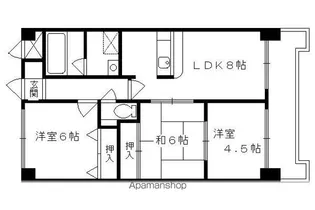 モイセス桜木【103号室】の間取り