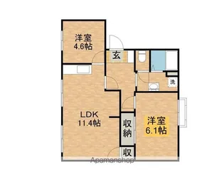 プレステージ【1階】の間取り