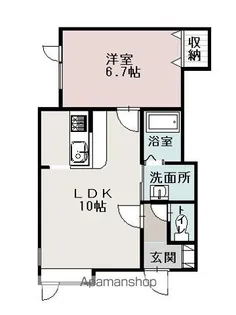 コンドルⅠ【202号室】の間取り