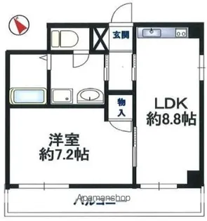 パストラル野毛マリヤ【4階】の間取り