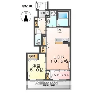 グリーンタウン山手Ⅱ【1階】の間取り