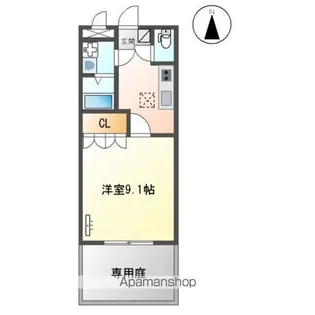 サンビレッジ【1階】の間取り