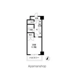 メゾンキムラII【6階】の間取り