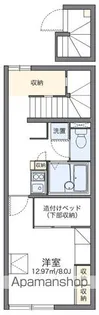 レオパレスYAMASHITA【204号室】の間取り