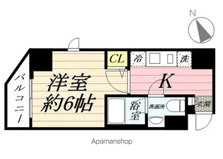 SHOKEN RESIDENCE横浜鶴見Ⅳ【503号室】の間取り