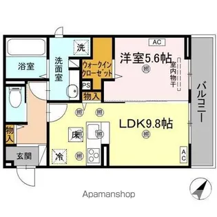 リエートパーク【1階】の間取り