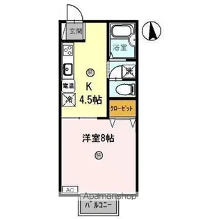 ロイヤルエステート【1階】の間取り