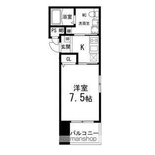 DKM西公園【205号室】の間取り